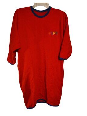 Vintage Esprit Red Nightgown Pajama, Size Medium, Large, Pockets READ